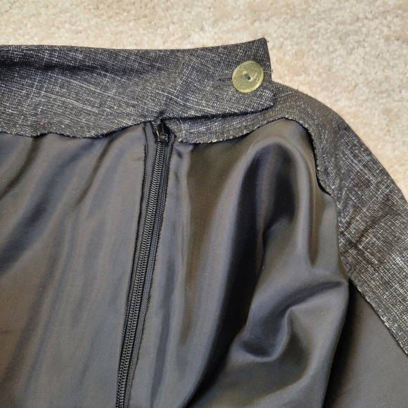 Le Suit Womens Gray Textured Blazer Pants 2 pc Suit Set 14 Lined Business Career - Picture 16 of 16